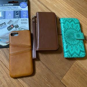 ☝️FREE with any other order. I phone 8 wallet cases. 💜bundle items 3/10